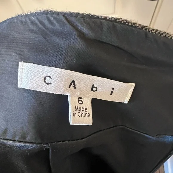 CABi Brown/Gray Tweed Women's Coat & Matching Skirt Set - Picture 8 of 9